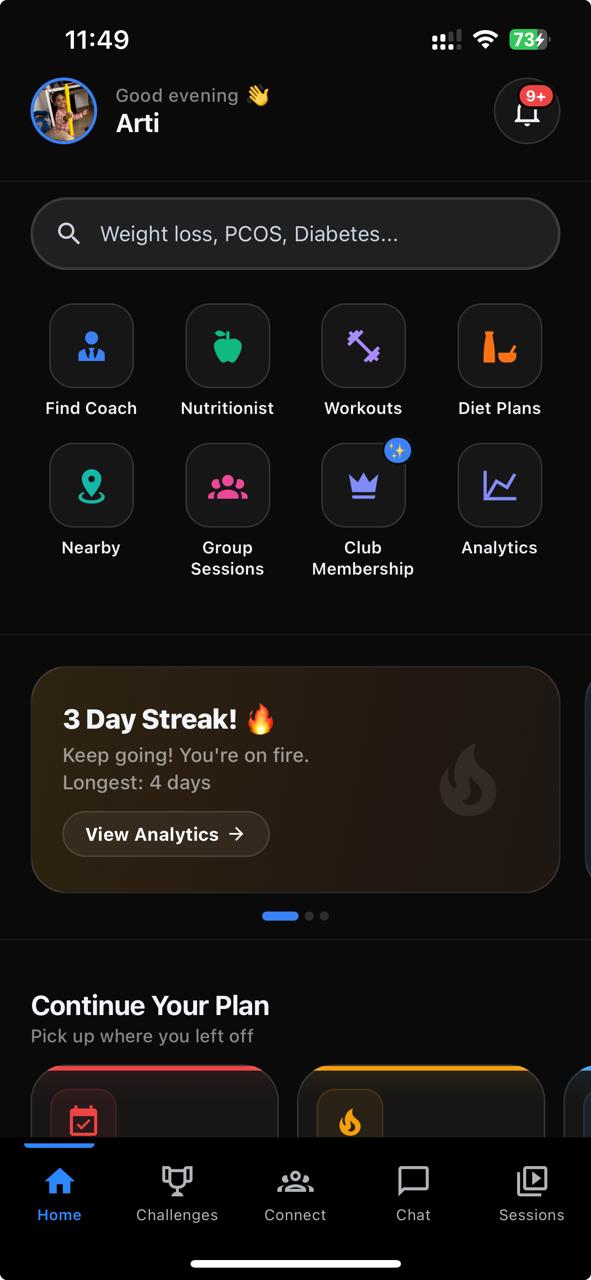 Chase 21 homescreen